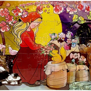 Ghép hình - kể chuyện: Cô bé lọ lem